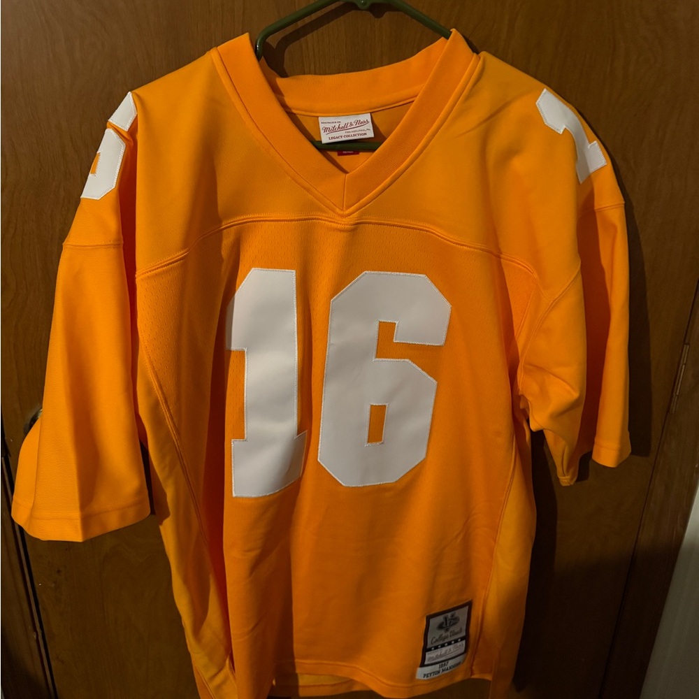 Mitchell & Ness Peyton Manning Tennessee Vols #16 Jersey 44 Large NCAA Throwback